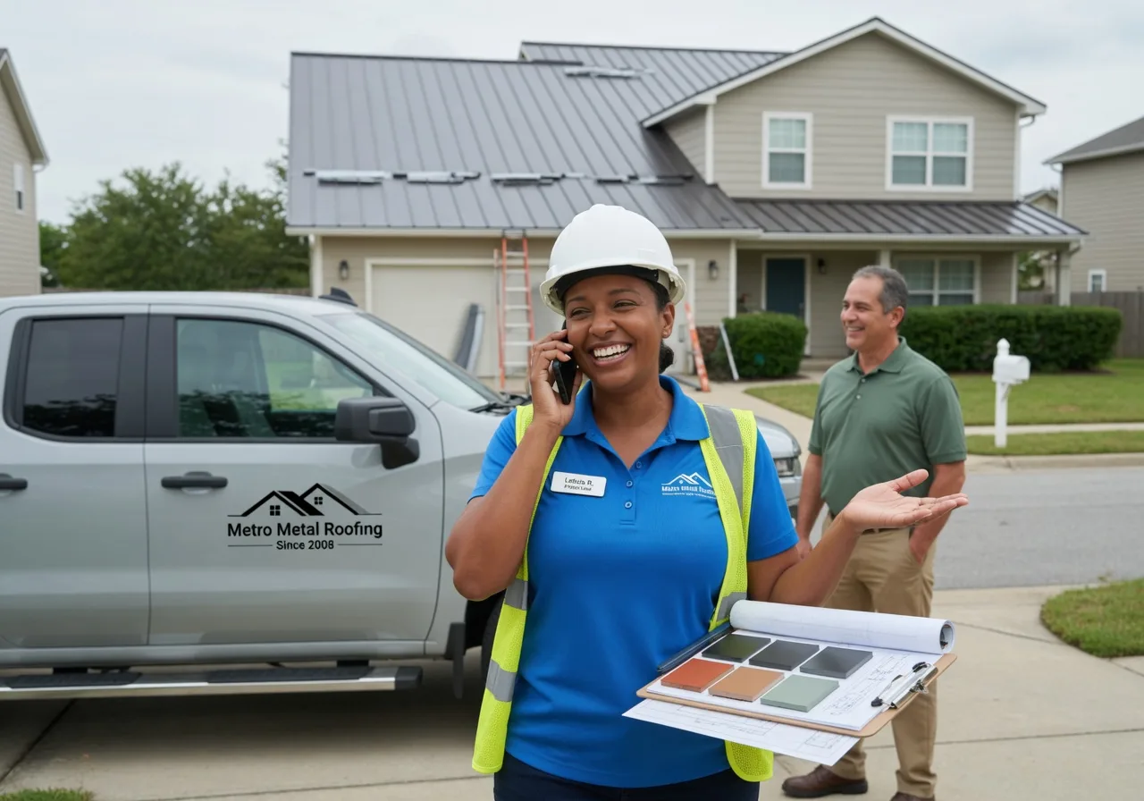 Storm Damage Metal Roof Repair in Naubinway, MI